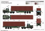 Trumpeter 01015 - M915 Tractor with M872 Flatbed trailer  41